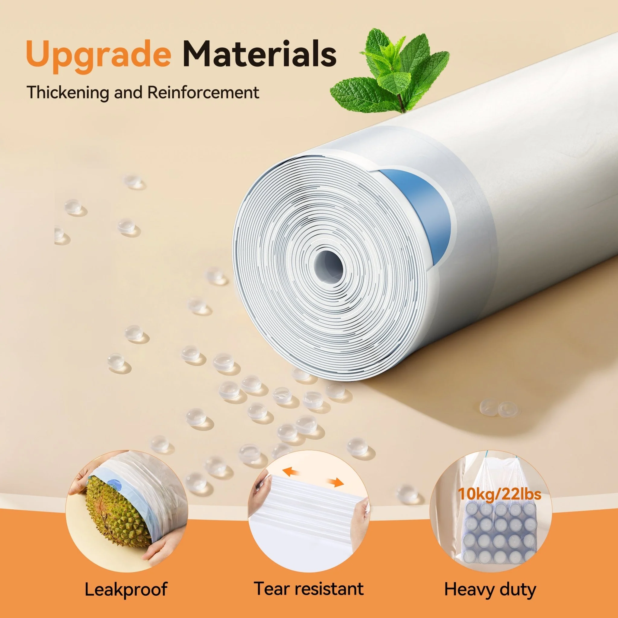 MeoWant Litter Box Liners – Roll Pack (20 Bags/Roll) - Image 7