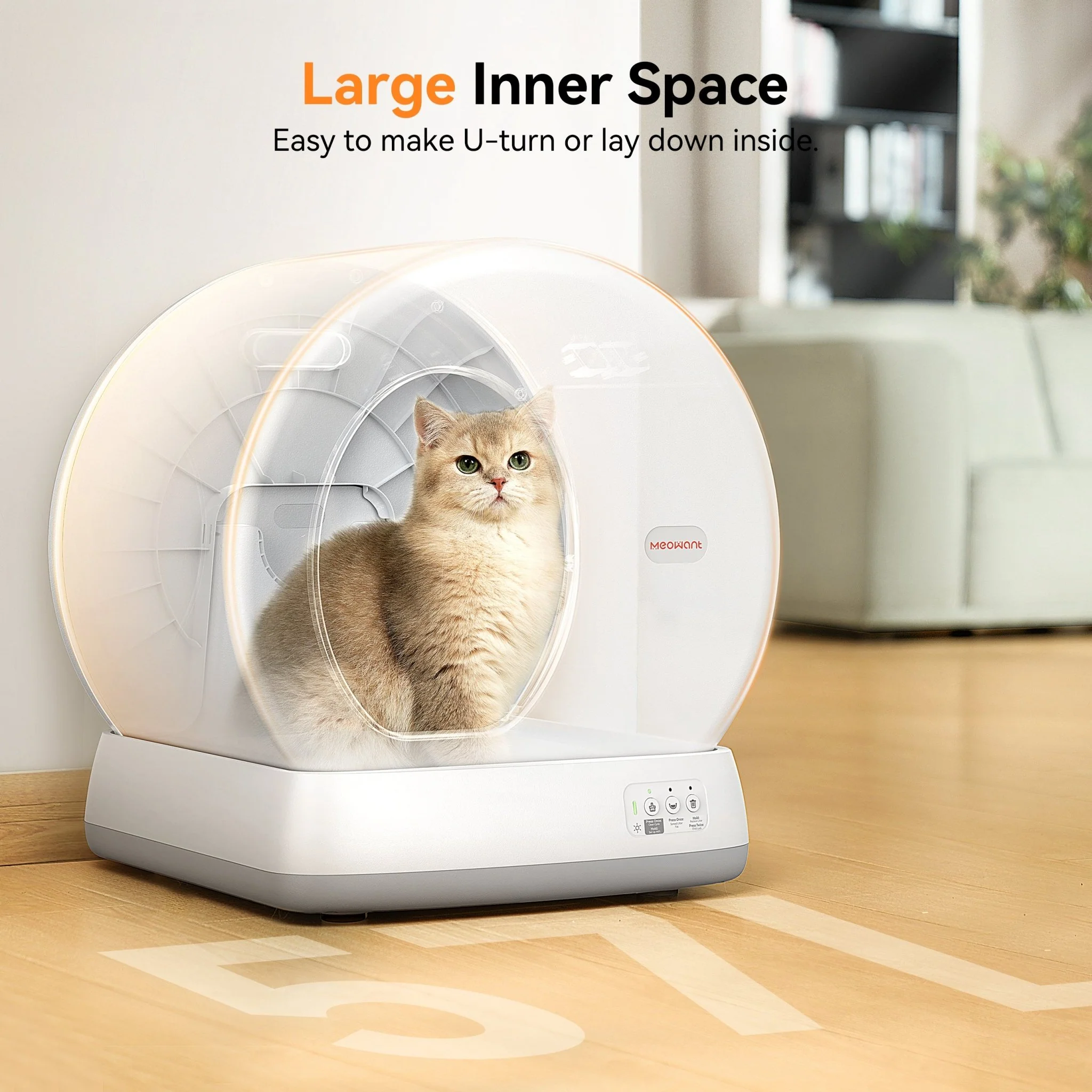 Meowant Self-Cleaning Cat Litter Box - MW-SC01 - Image 3